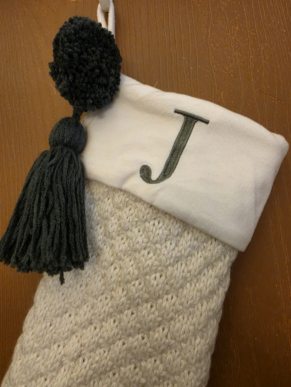 Cream Monogrammed 